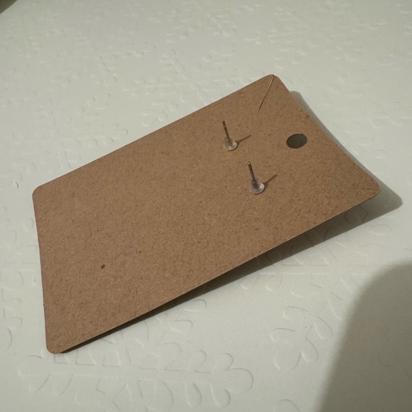 ❄️ SALE! BRAND NEW Festive Amber & Golden Colored Studs Sparkly Holiday Seasonal - Picture 6 of 10